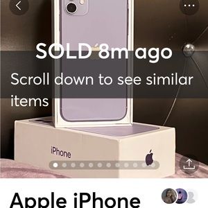 COPY - Apple iPhone 11 256 GB in Purple. Unlocked.